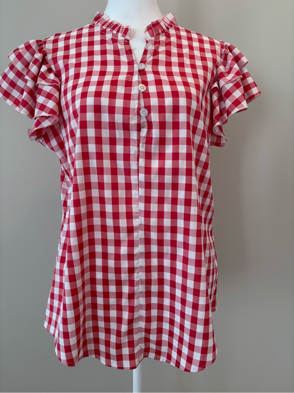 Augusta Belle Summer Top Excellent Condition Womens Large *Fits like a Small/Med